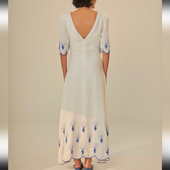 FARM Rio Fish Beaded Mididress - Picture 3 of 5